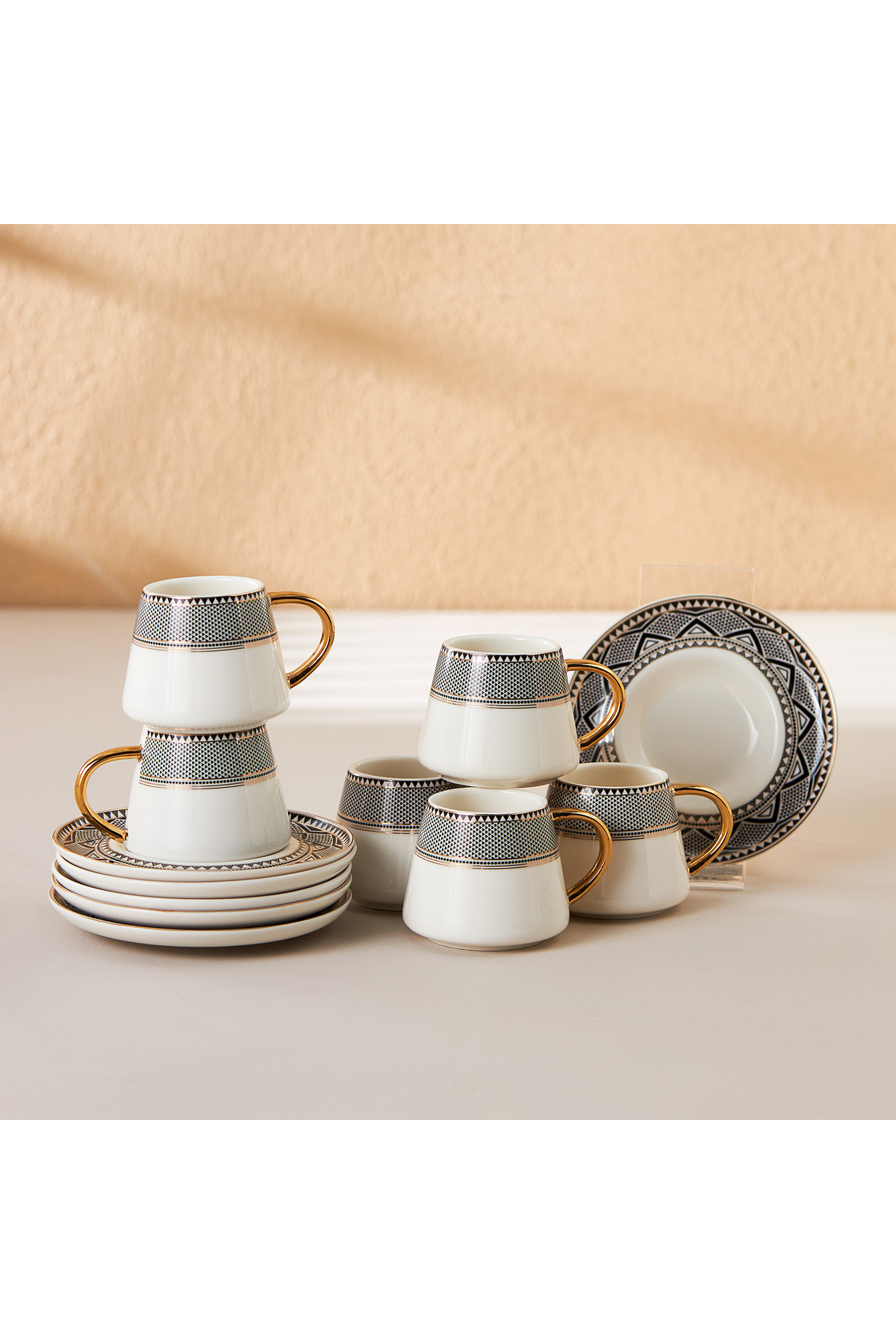 Karaca Globe Kaffeeservice für 6 Personen, 12-teilig