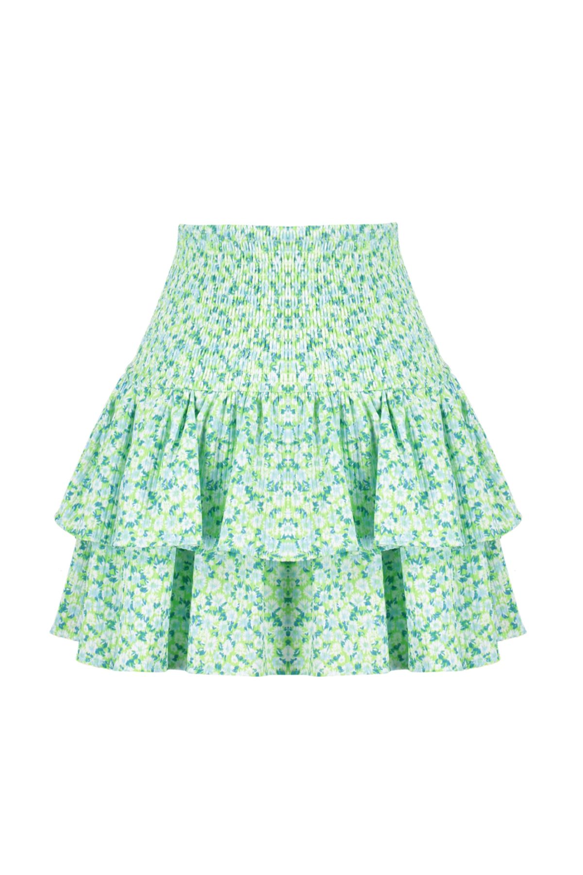 trendyolmilla-womens-floral-mini-frilly-skirt
