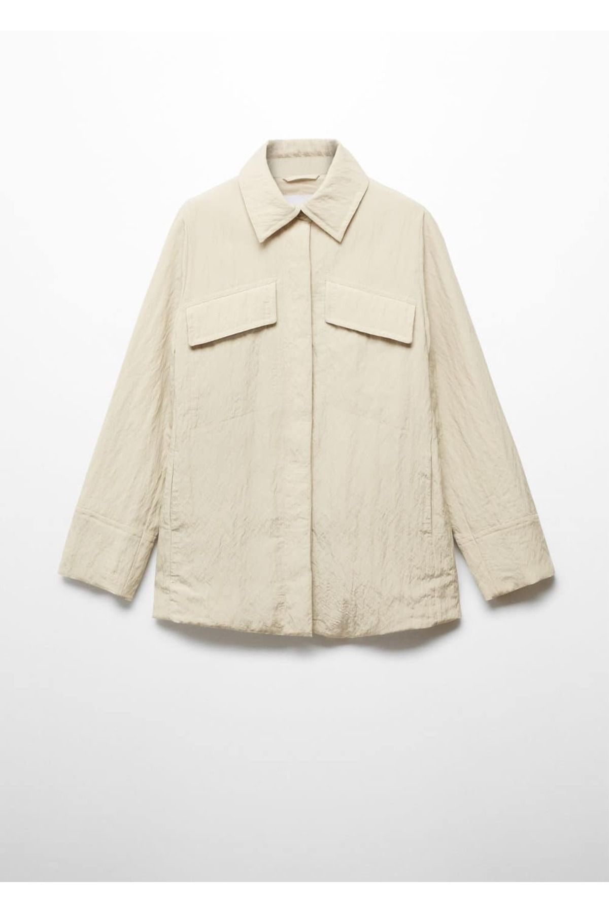 MANGO Woman-Draped Jacket with Pockets 3