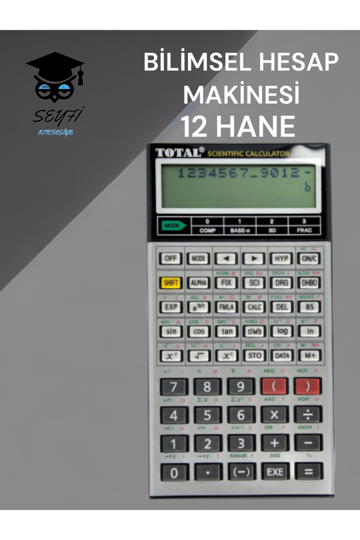 TOTAL BİLİMSEL HESAP MAKİNESİ 12 HANE