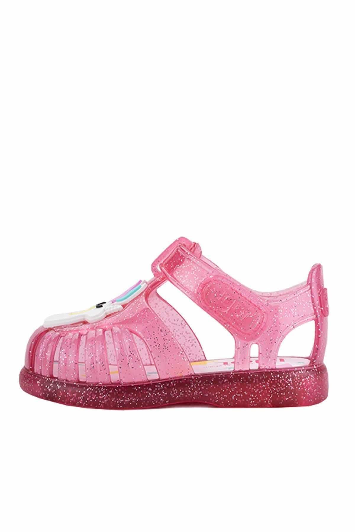 صندل صورتی دخترانه و پسرانه بچگانه کفش ان Unicornio Tobby Gloss S10309 057FUCSI IGOR