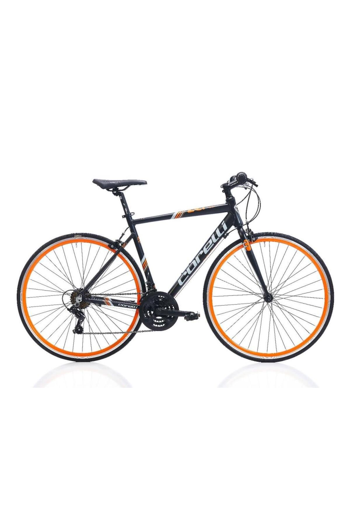 Corelli Fitbike Zero Koyu Gri Turuncu 54 Cm Kad n Spor Outdoor