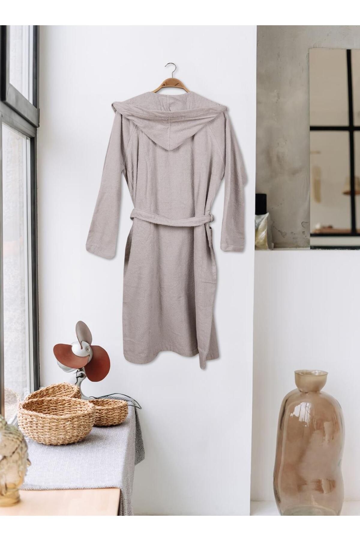 Baveno-100% Cotton Hooded Towel Bathrobe 3