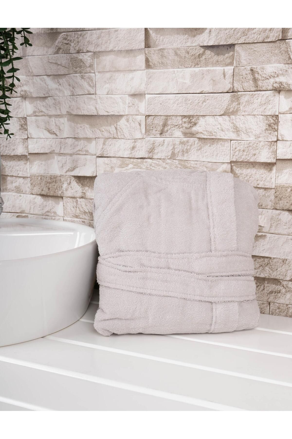 Baveno-100% Cotton Hooded Towel Bathrobe 5