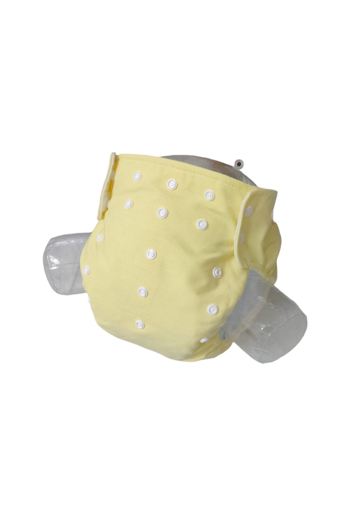 BEZHANE Baby YBB Yıkanabilir Bebek Bezi Cepli Sarı Renk Çıt Çıtlı(8kg-18kg) fotoğrafı 3 (önizleme)