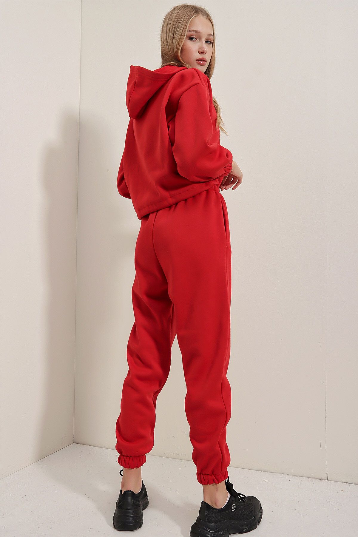 Bigdart-55313 Nasa Printed Tracksuit Set - Red 4