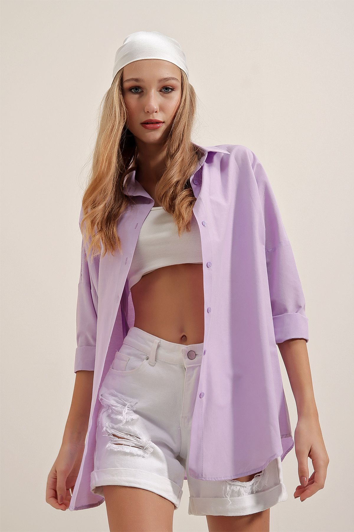 Bigdart-3900 Oversize Long Basic ing - lila 5