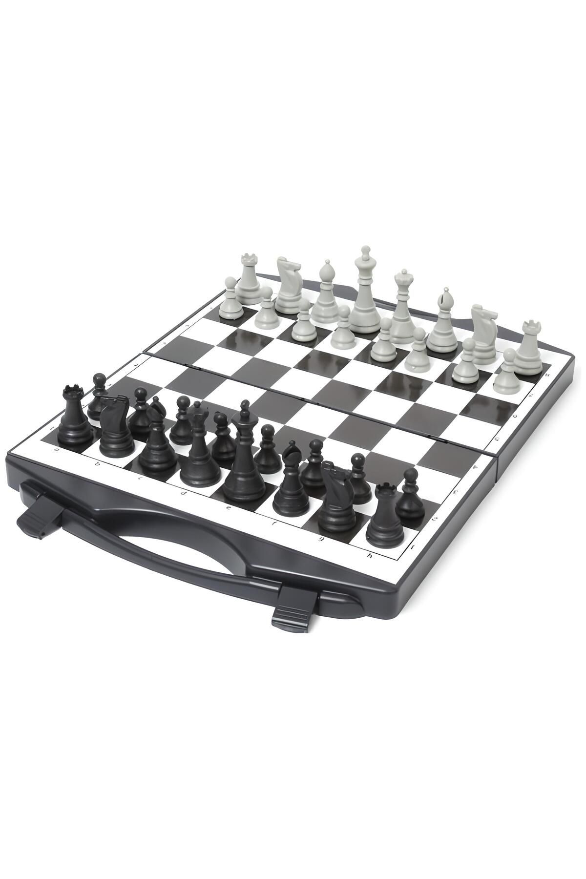 Melo TOYS-3 Games in 1 - Chess, Backgammon and Checkers Game with Bag 2