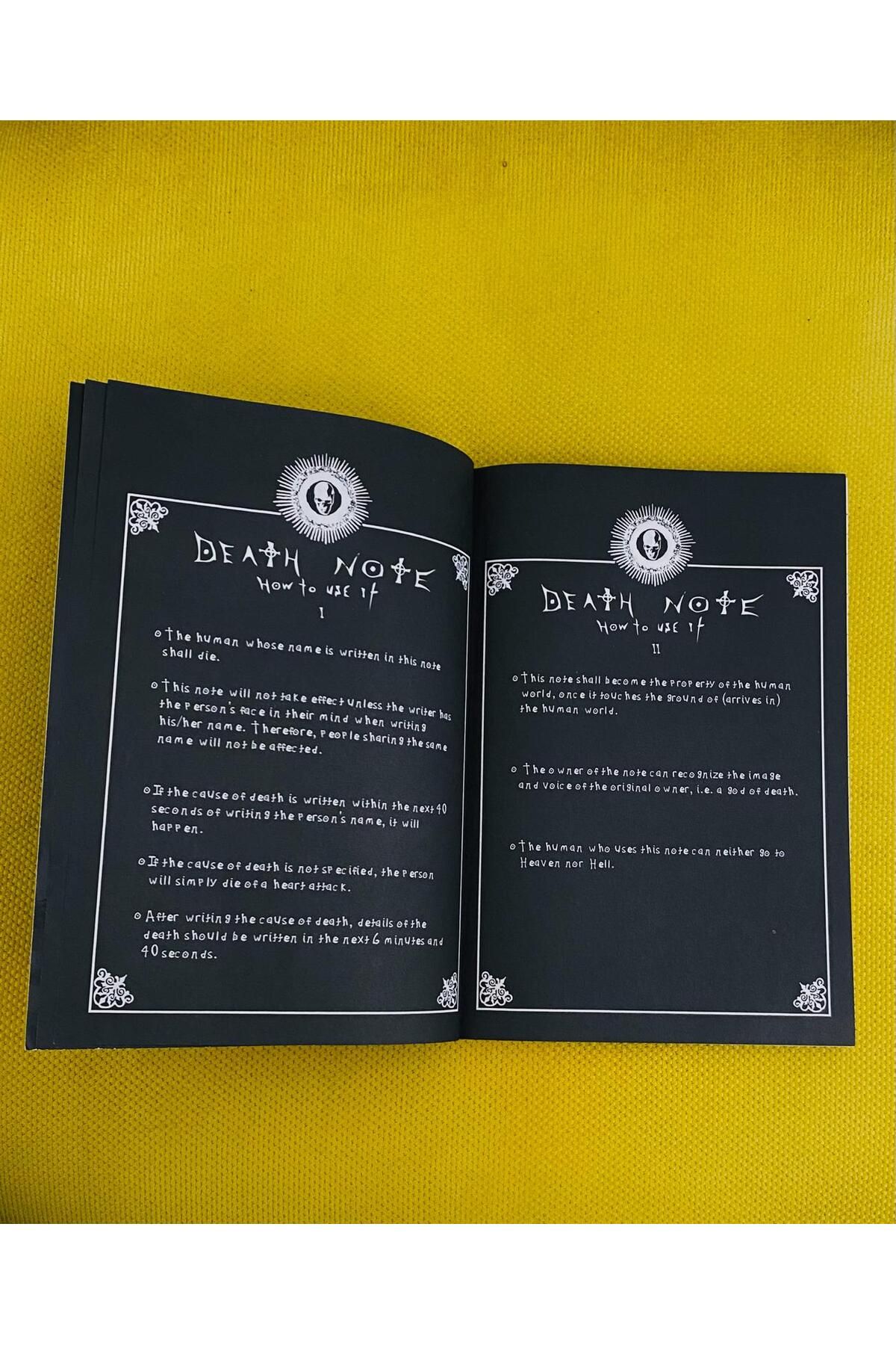 icase-Death Note Deathnote Contains English Rules Name Written by Light Available Notebook 2
