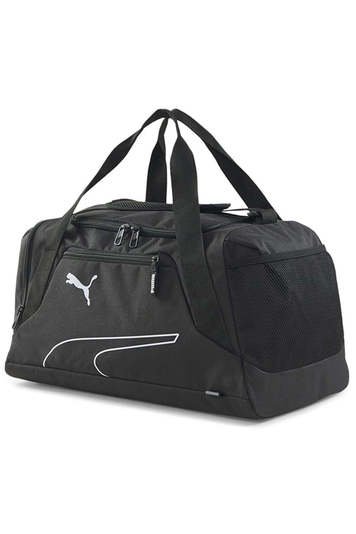 Puma Fundamentals Sports Small Bag Unisex Sports Travel Bag Black NWT  079230-01