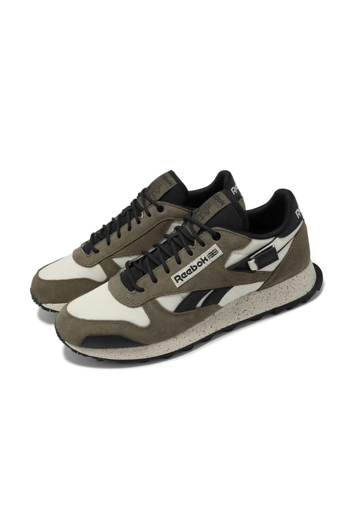 اسنیکر سبز مردانه کفش ورزشی روزانه چرم زمستانی Reebok