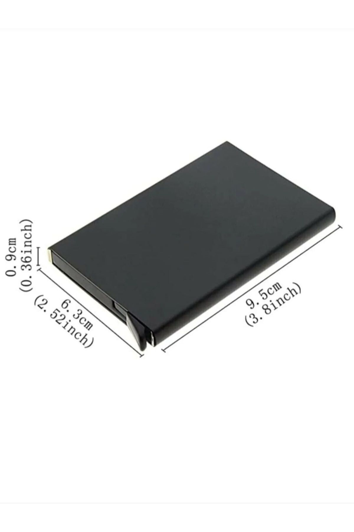 کارت دار زنانه نسل جدید خانه فلزی مینیمالیستی مسدود کردن RFID و مردانه سیاه cgderi