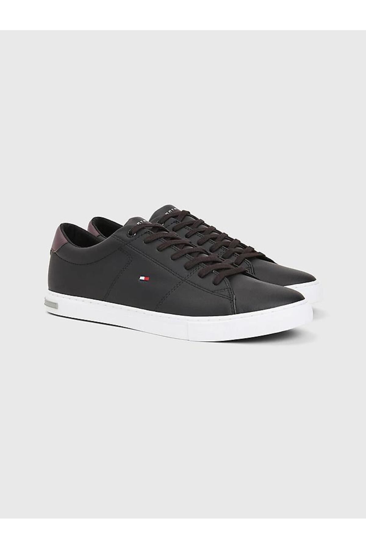 Tommy essential leather sneaker fwfw3688 discount