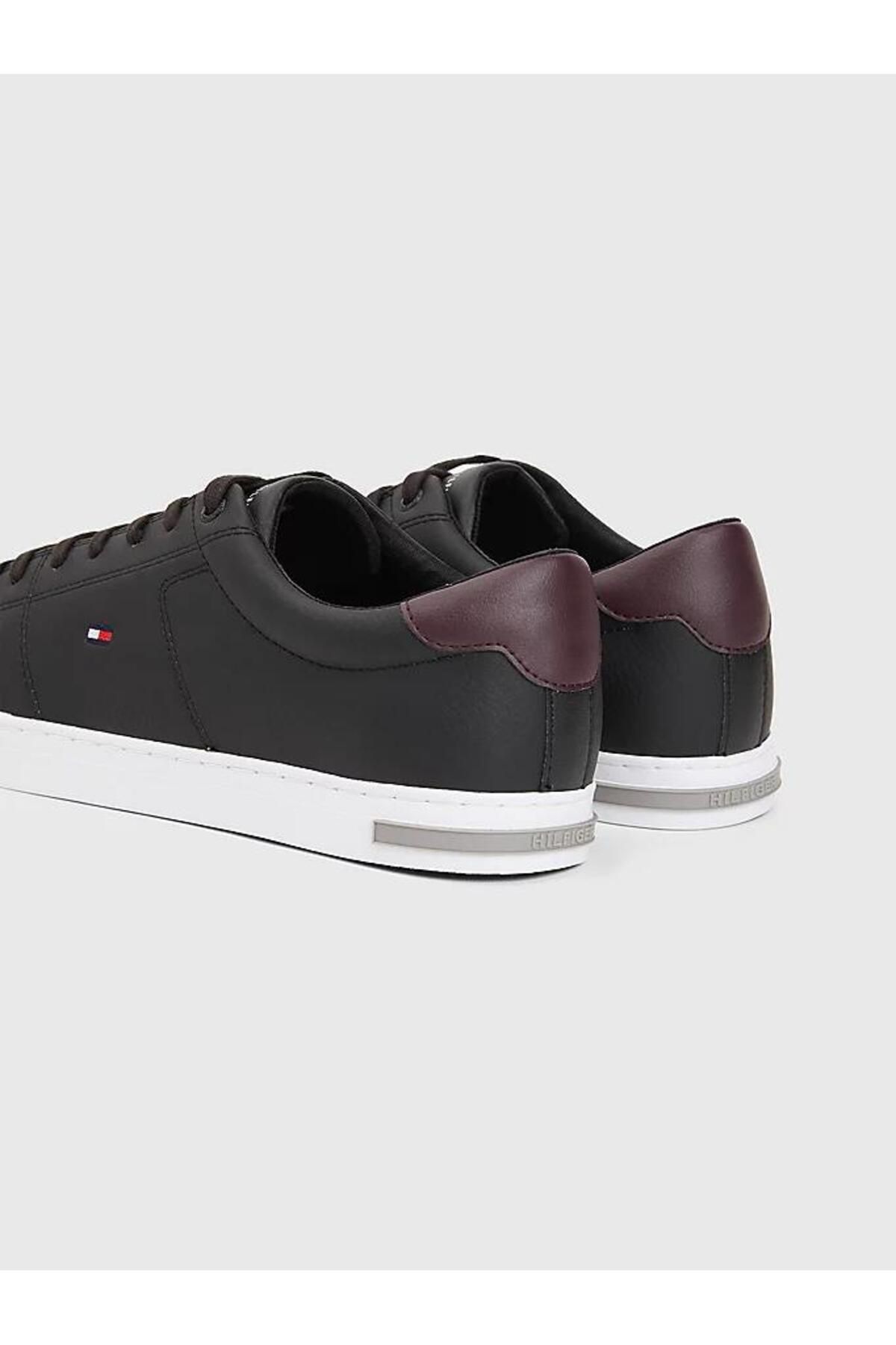 Tommy essential leather sneaker discount