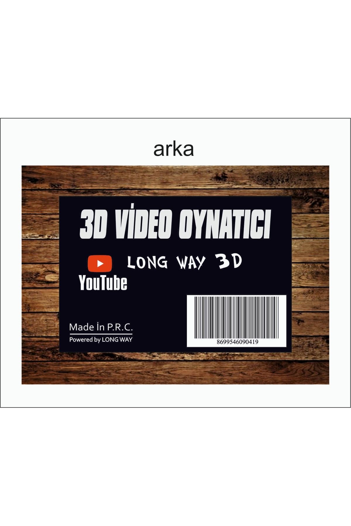 long way-Hologram 3d3D Video Deployment Tool Used For Educational Toy Phone, Tablet 3
