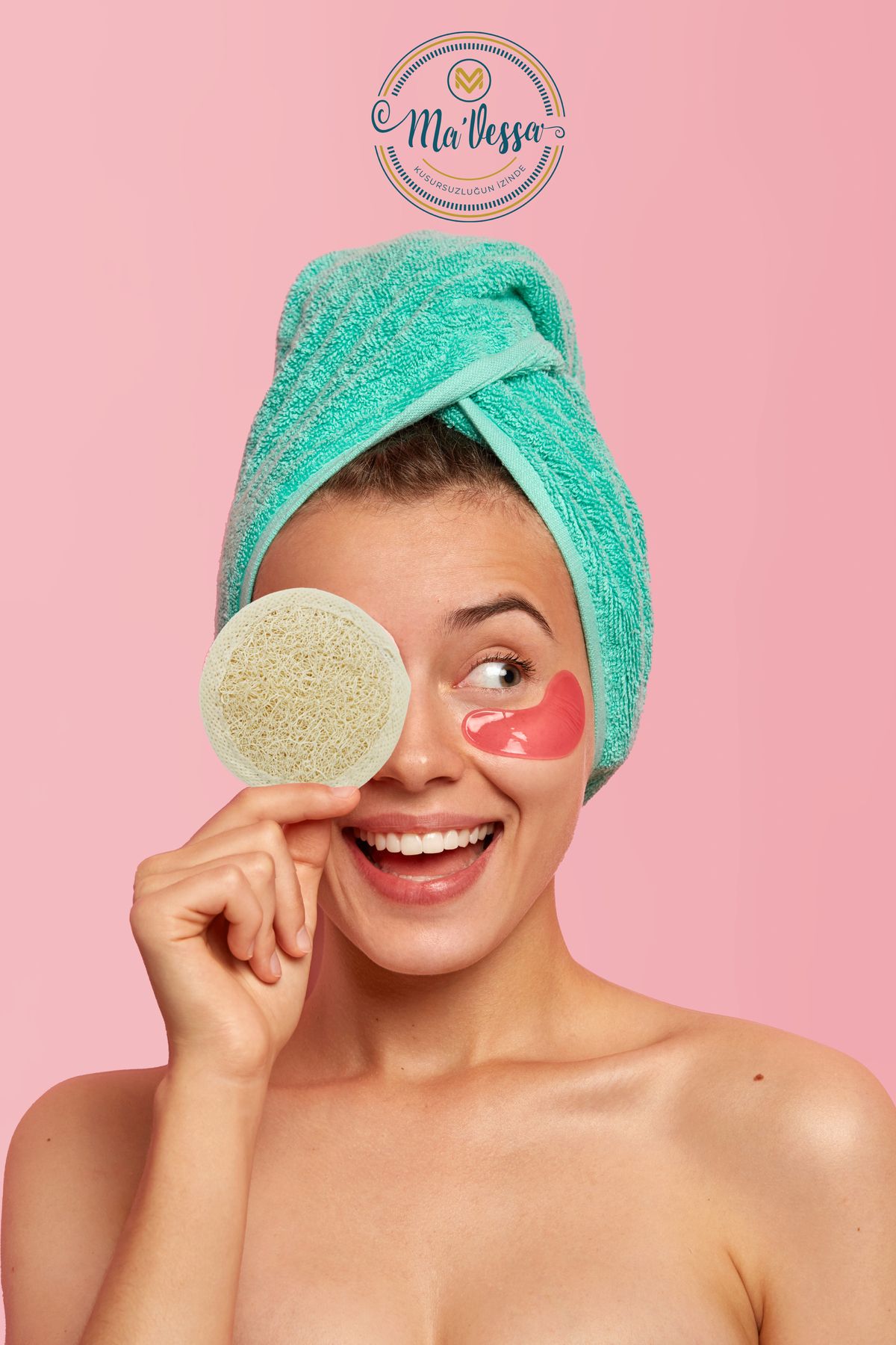 دیسک لایه برداری صورت الاستیک فیبر کدو تنبل طبیعی Ma'Vessa
