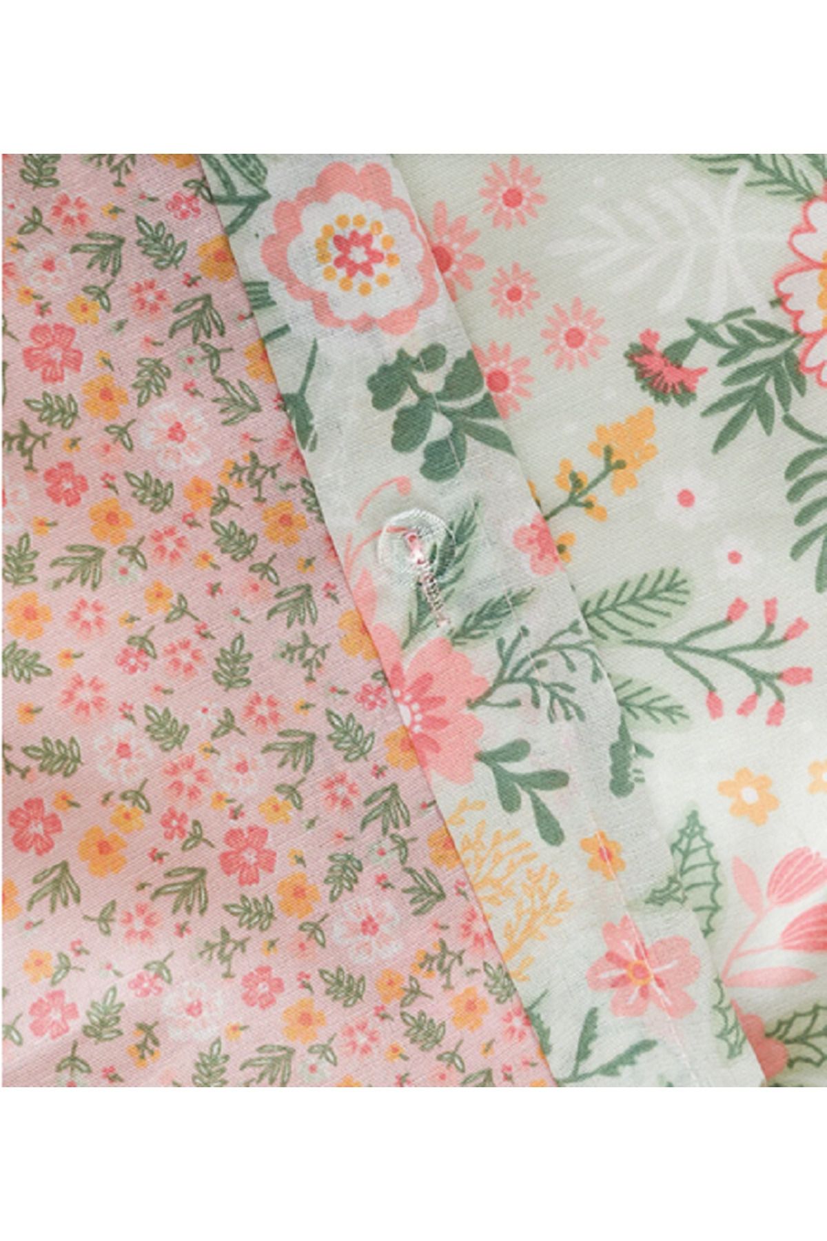 LC Waikiki-LCW HOME Flower Printed Double Duvet Set 5