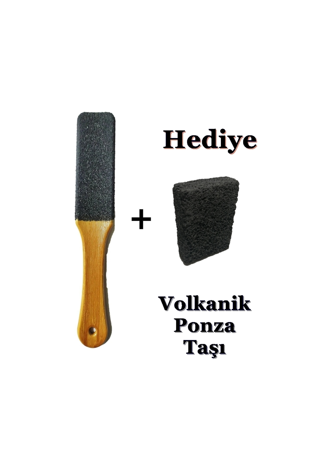 MardinSepet Ahşap Topuk Törpüsü Ponza Taşı Hediyeli