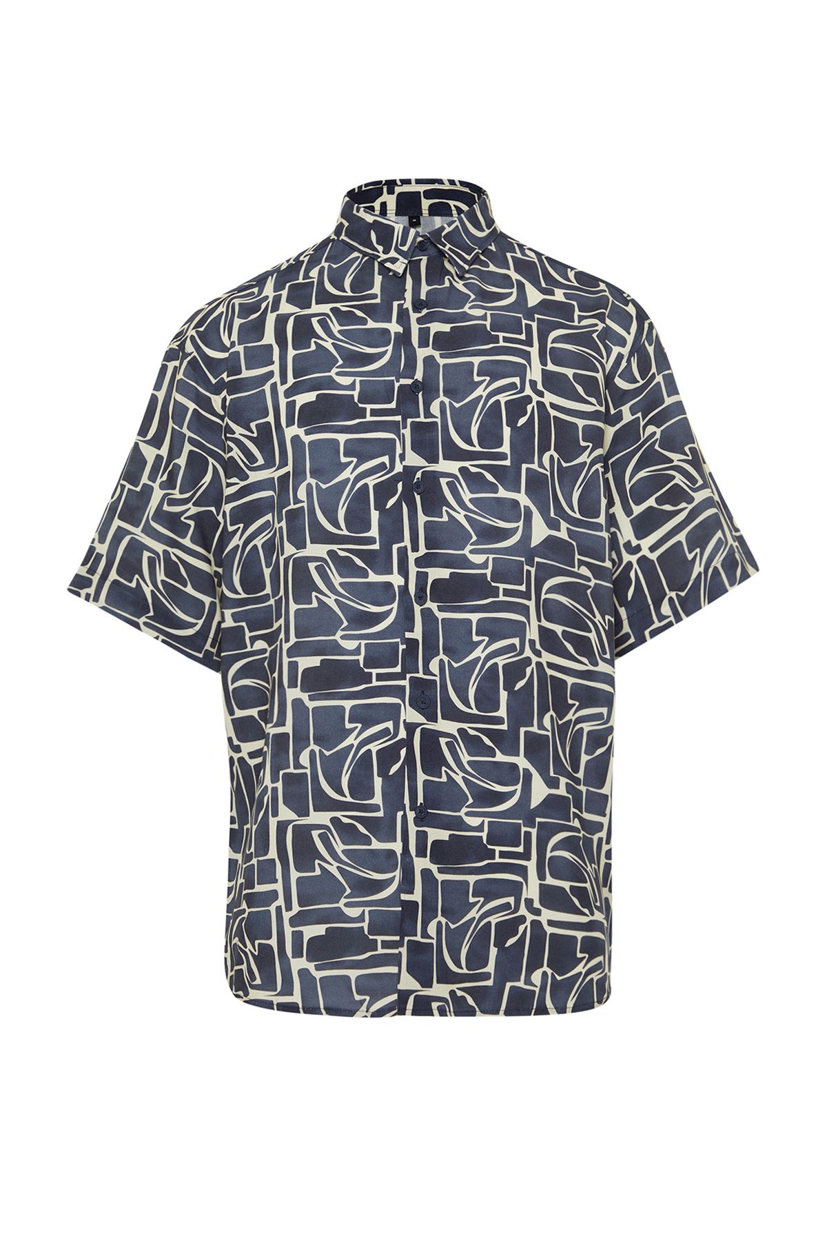 trendyol-man-mens-geometric-short-oversize-sh