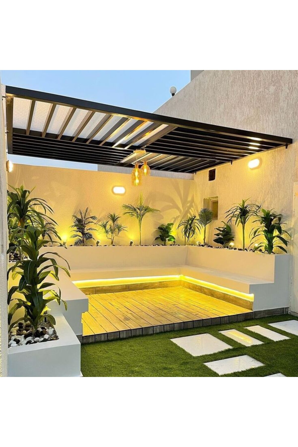 20 Watt Beyaz Işık Ledli Nemli Alan, Dış Mekan, Bahçe, Banyo, Teras, Balkon, Kamelya, Veranda Apliği 4