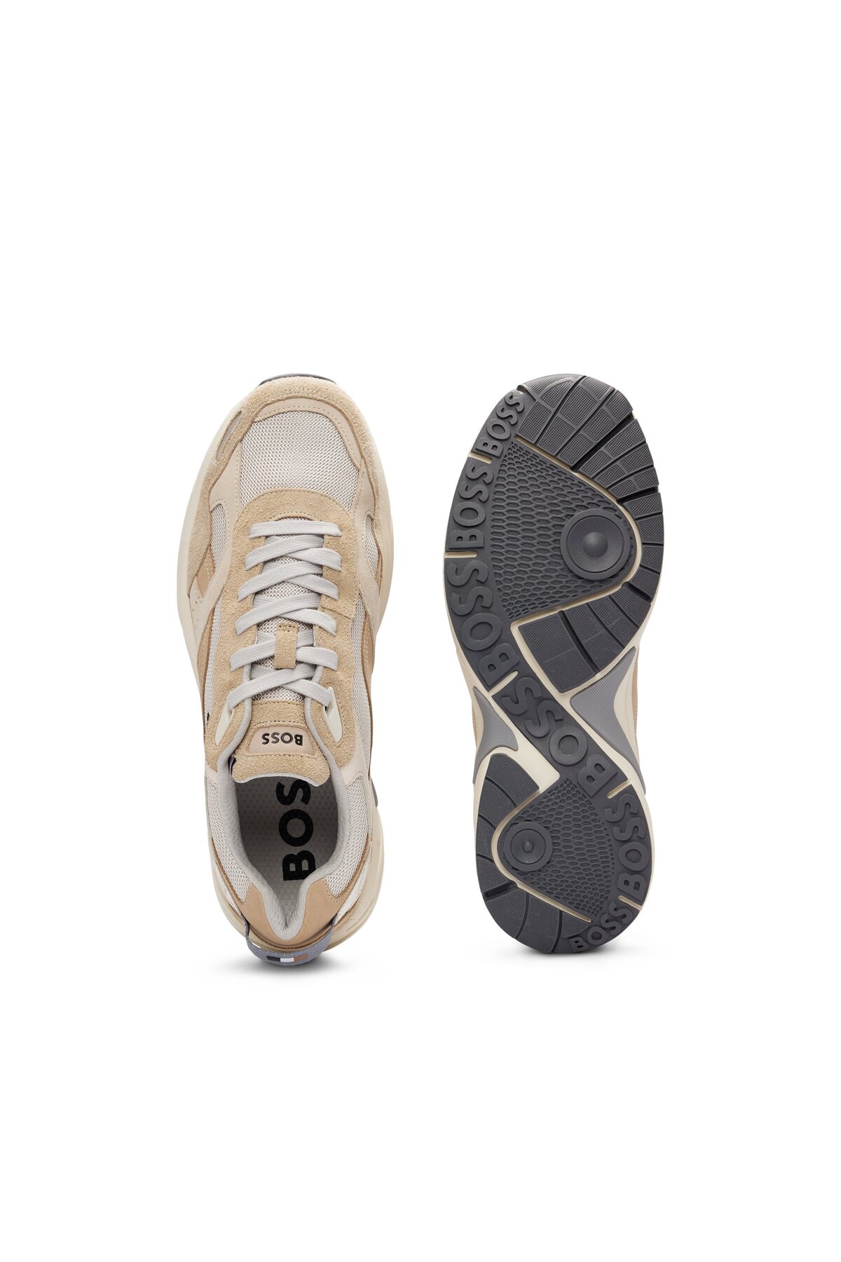 BOSS File Süslemeli Karışık Deriden Koşu Tarzı Spor Ayakkabı Fiyatı ...