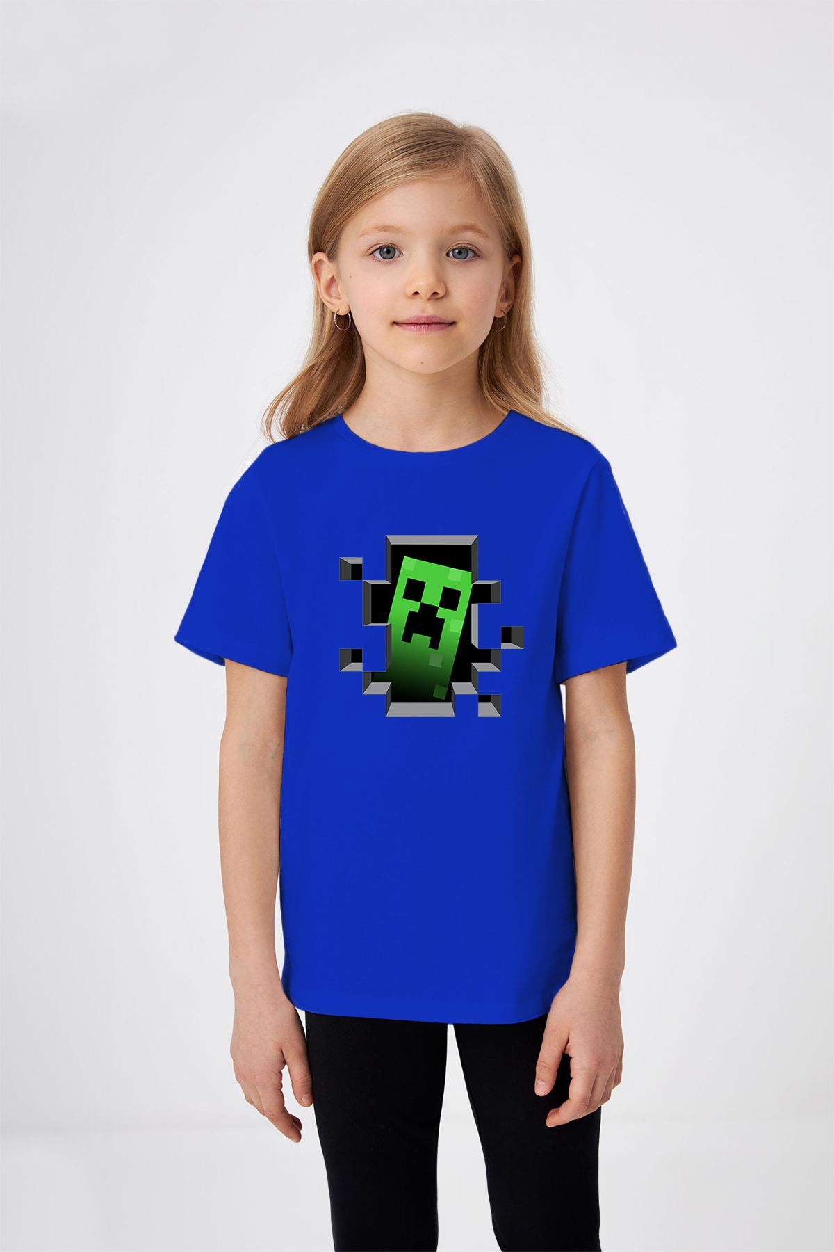 ADABEBEK-Patterned Girl's T-Shirt 1