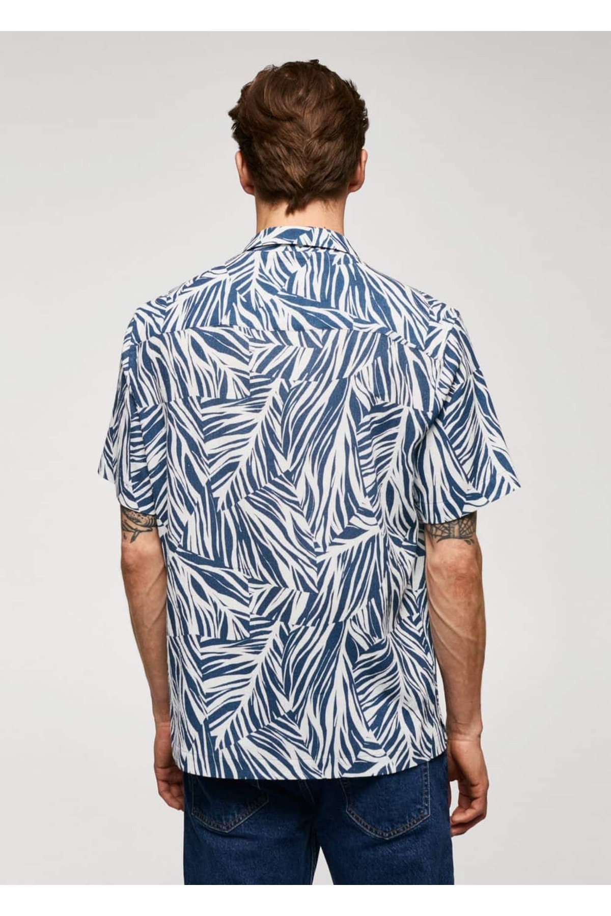 پیراهن مردانه مانگو | 57000786 MANGO Man - Image 4