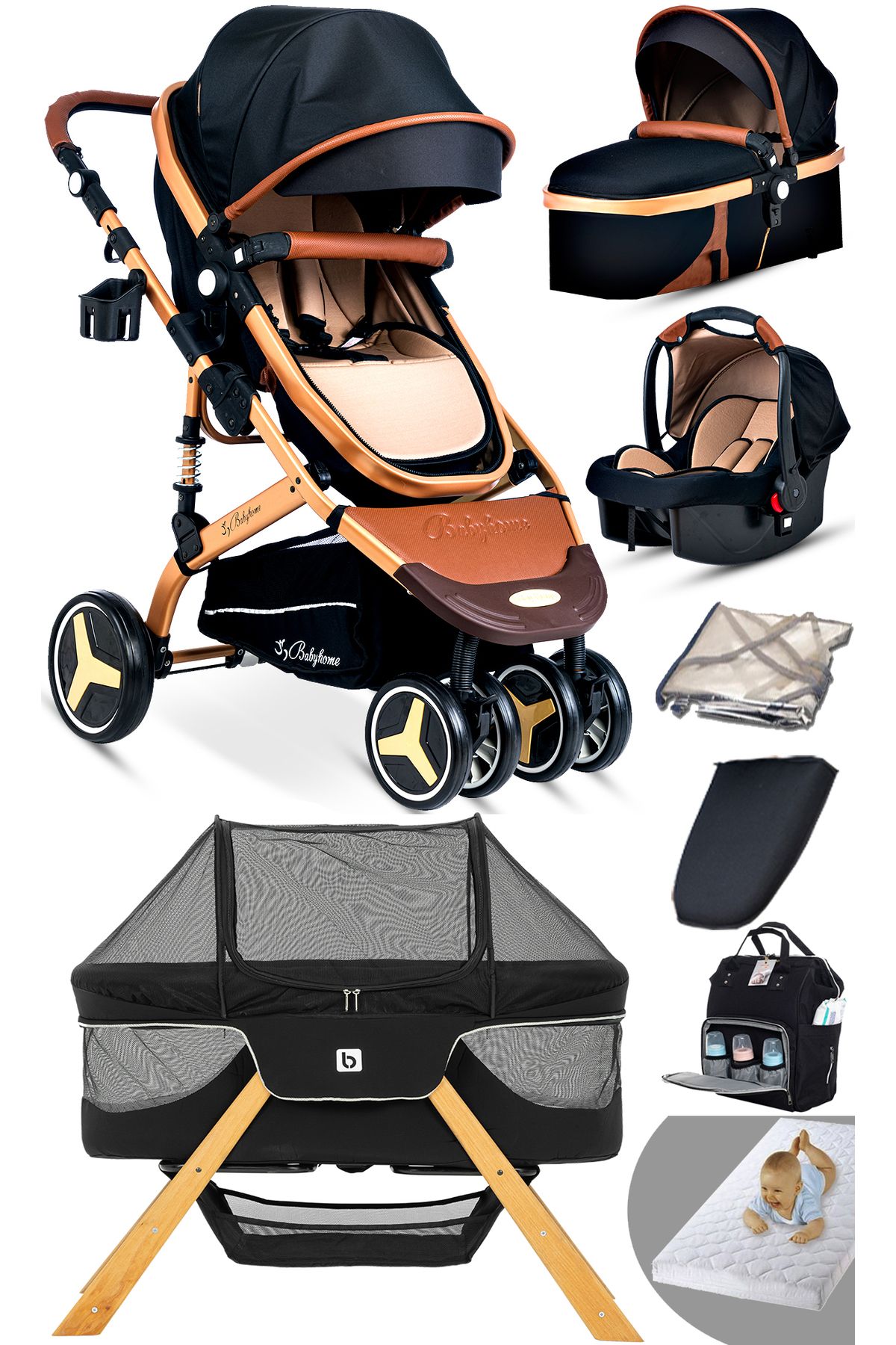 Baby Home 945 Travel System Детская коляска Angel Anne So Колыбель 000007.000140