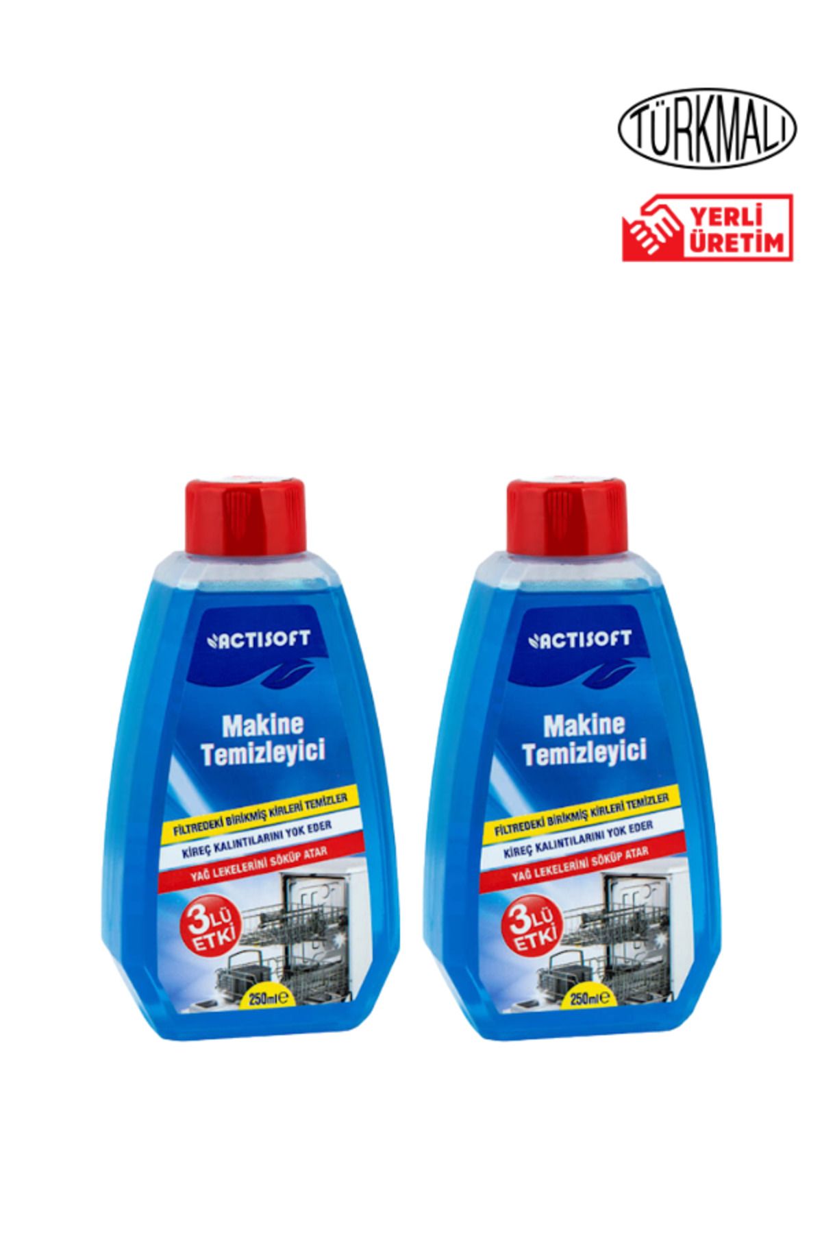actisoft Makine Temizleyici 250 ml x 2 Adet
