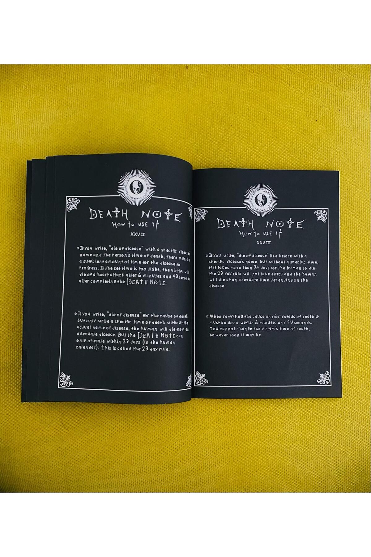 icase-Death Note Deathnote Contains English Rules Name Written by Light Available Notebook 3
