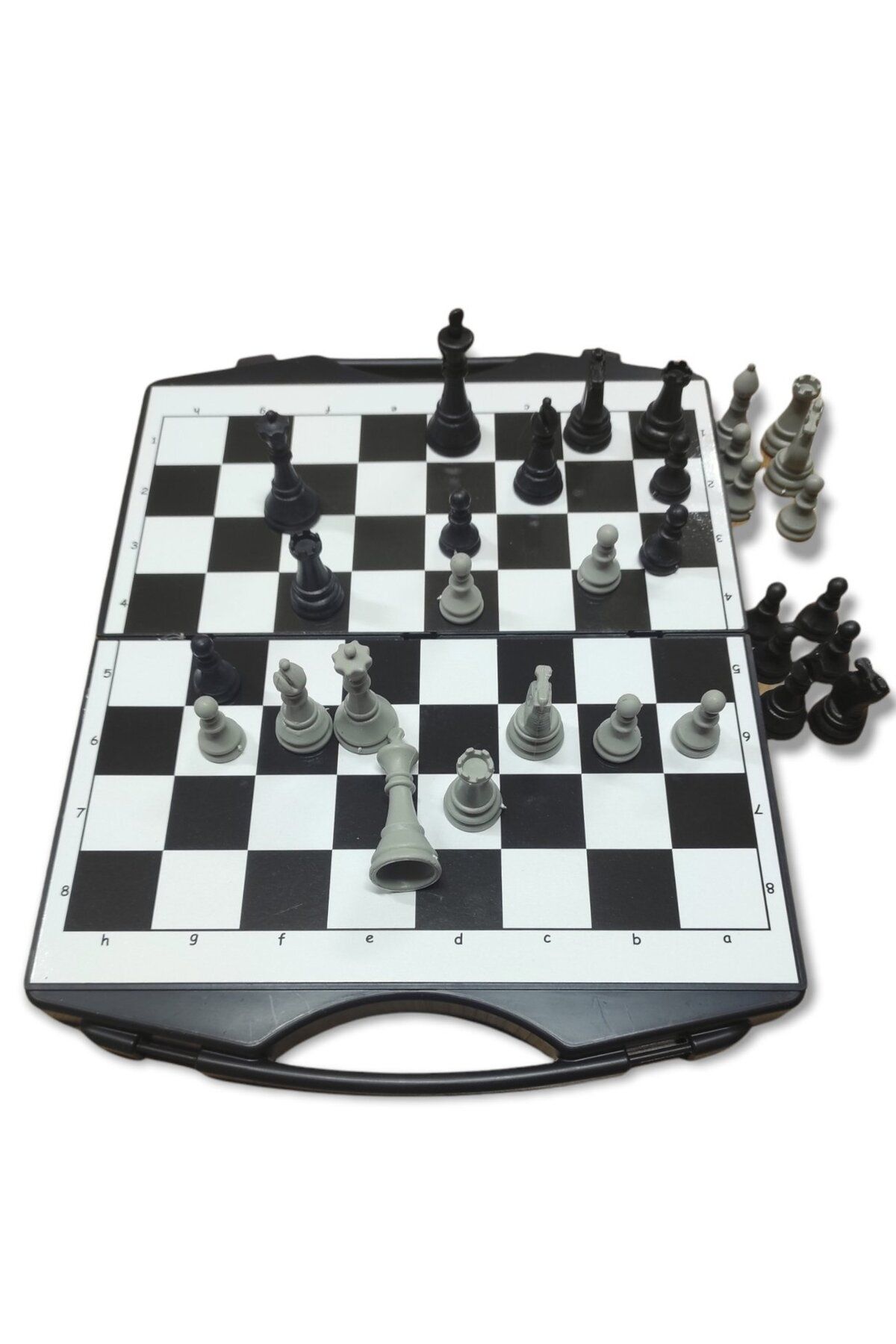 Melo TOYS-3 Games in 1 - Chess, Backgammon and Checkers Game with Bag 4