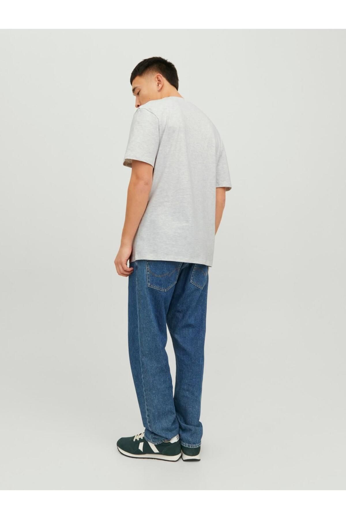 تی شرت خاکستری مردانه Jack Jones 12236514 Jack & Jones