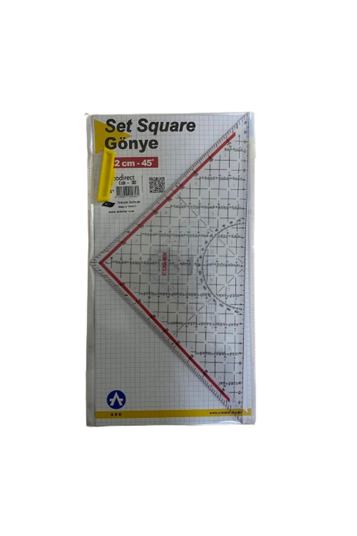 EleganTShoP-Geoder 32 cm Triangle Ruler - Multifunctional 082 2