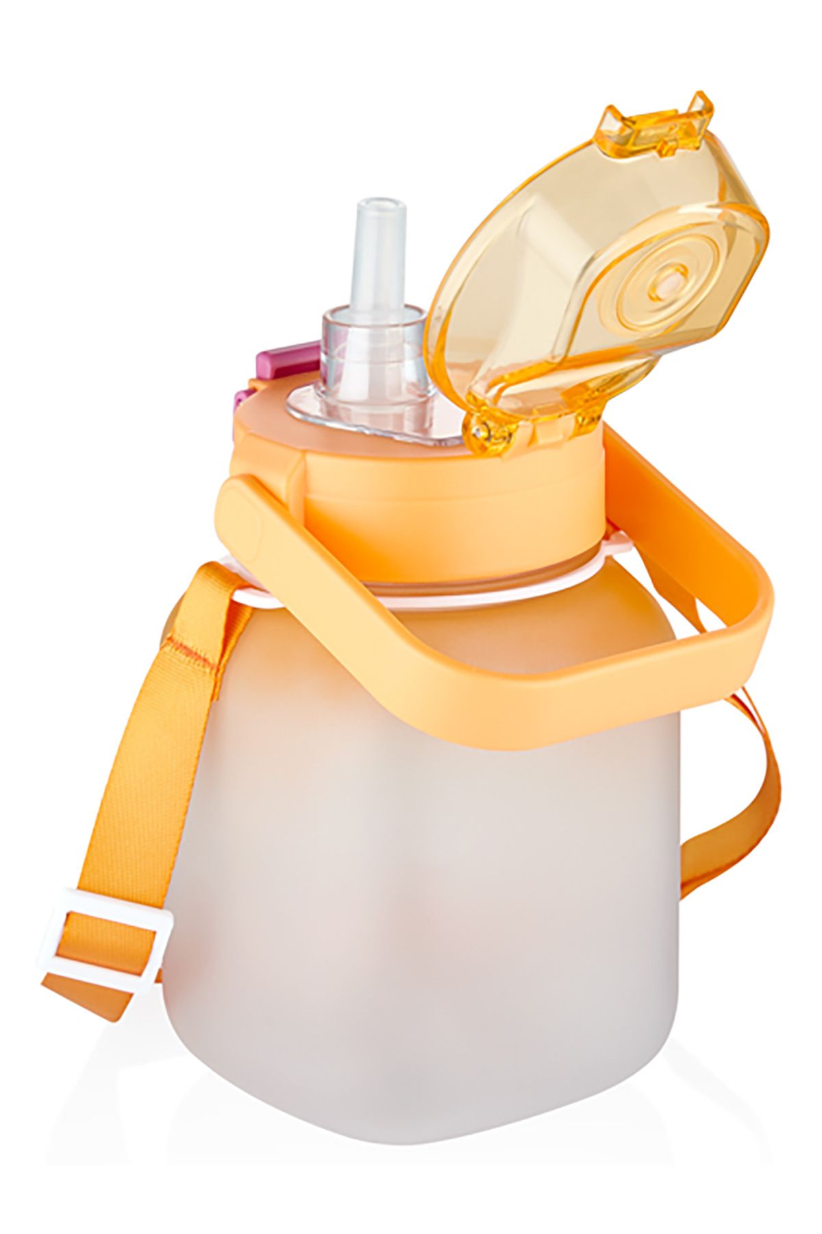 قمقمه و فلاسک چند رنگ زندگی واگن طرح دار Tritan Matara Orange 1100 ML VGN2275T Vagonlife
