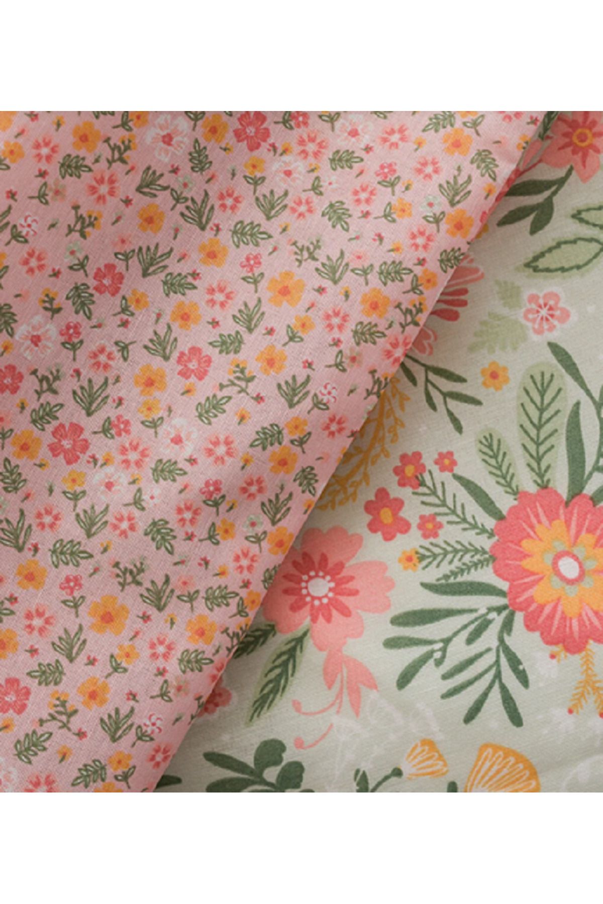 LC Waikiki-LCW HOME Flower Printed Double Duvet Set 6