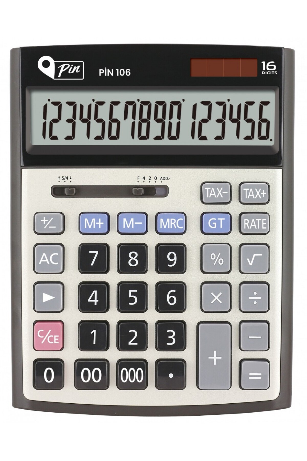 Genel Markalar Hesap Makinası Masaüstü 16 Hane/ Pin.106