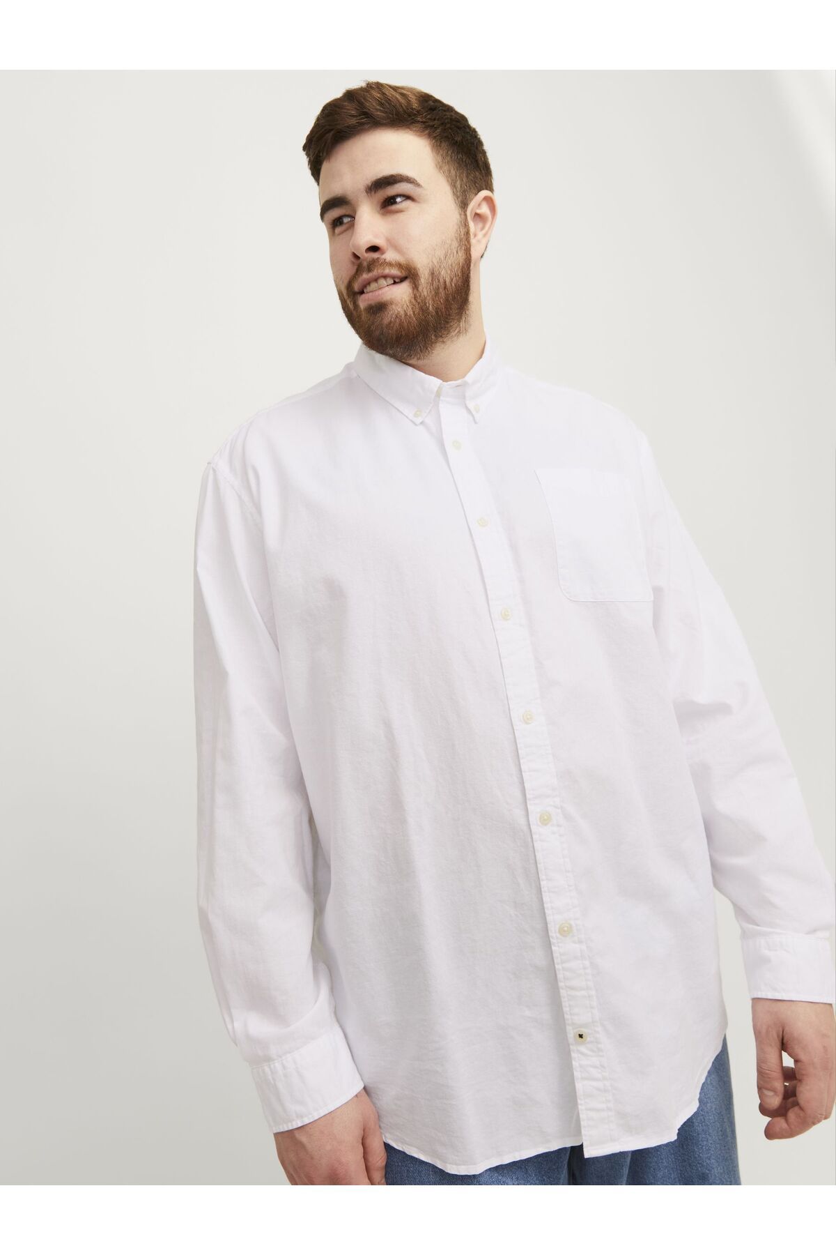 Jack & Jones Plus-Freizeithemd Plus Slim Fit Freizeithemd 7
