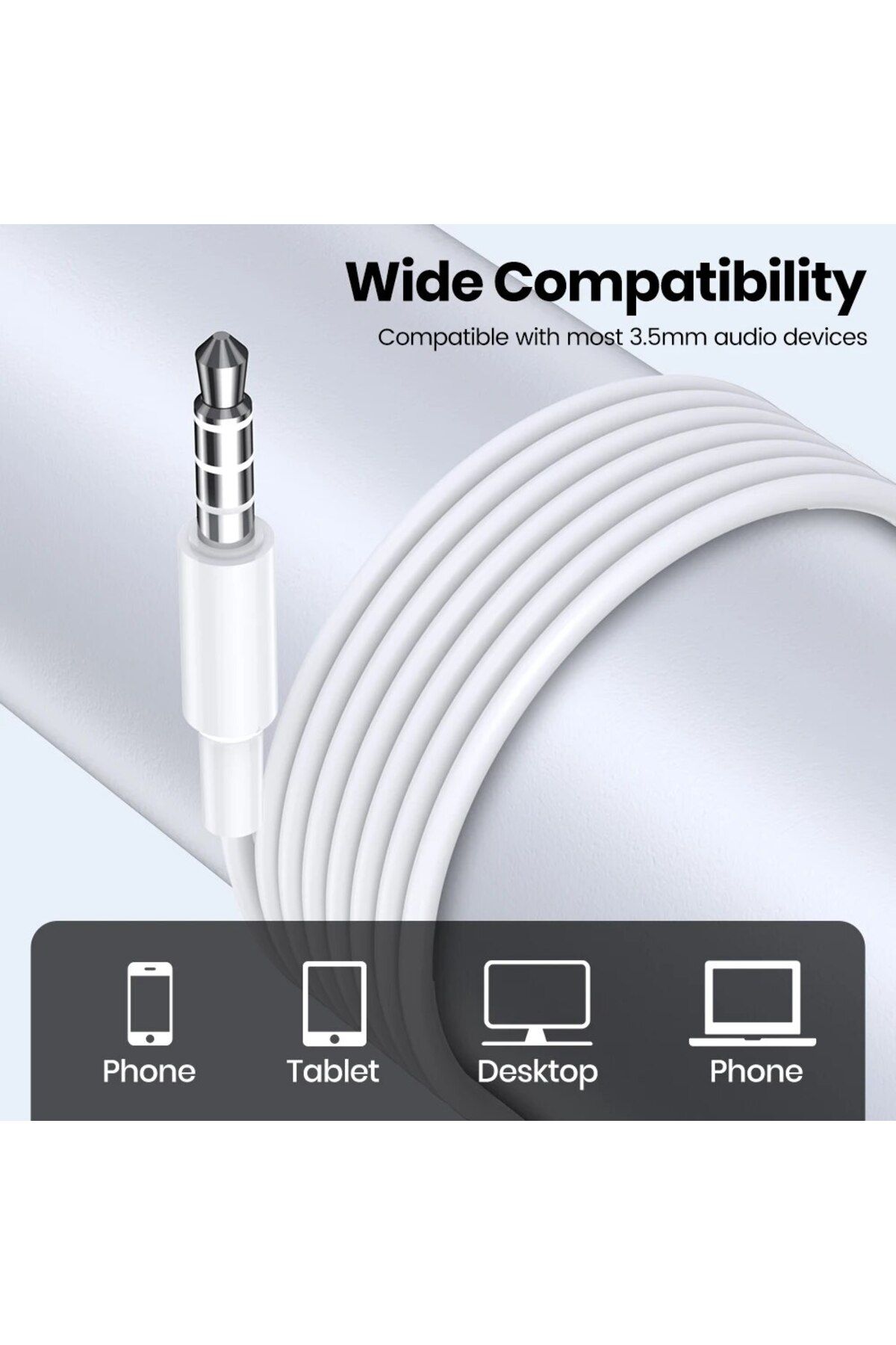 Choice-TOPK Earphone In-Ear Volume Control with Microphone 3.5mm Jack Universal for iPhone Android 4