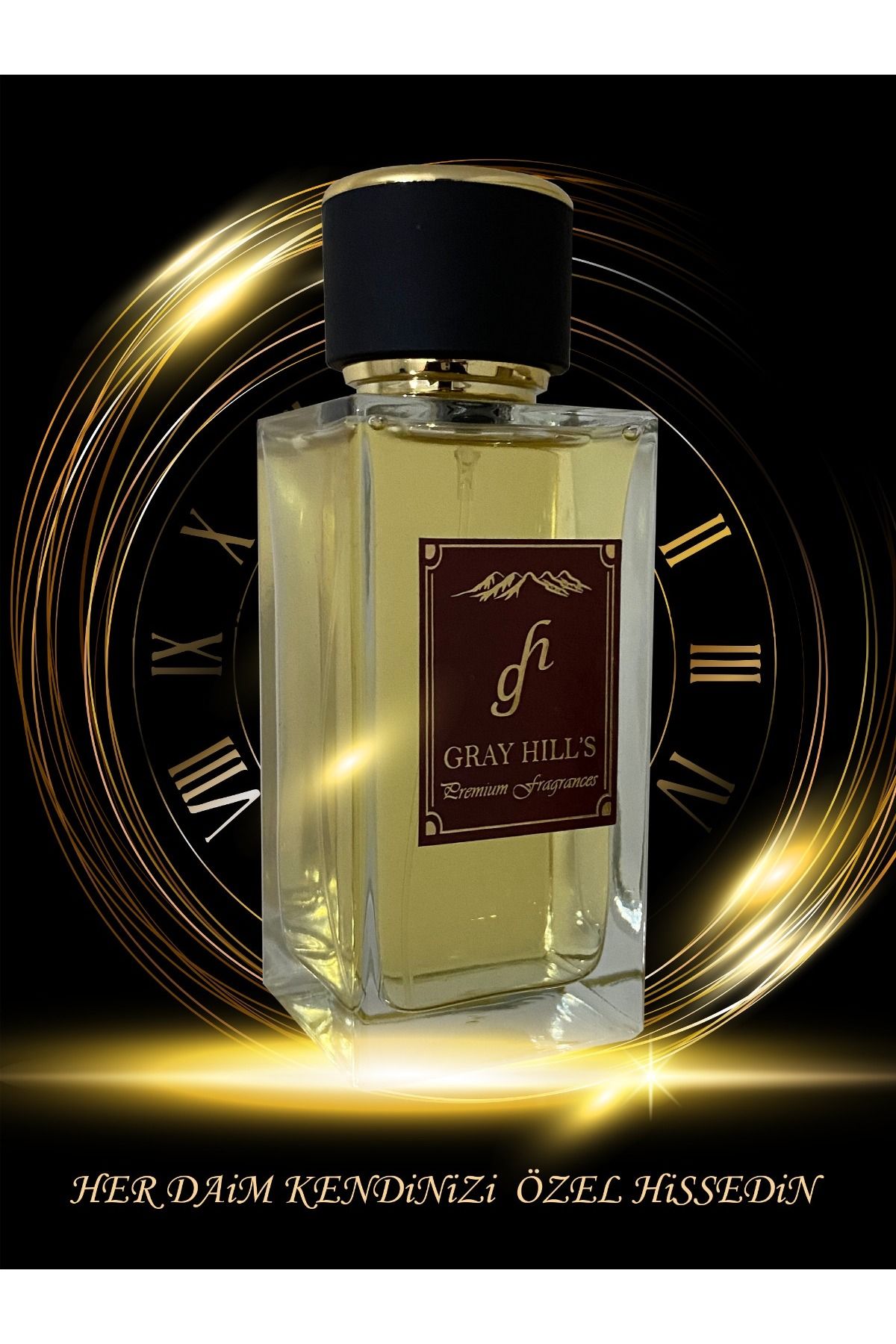 عطر مردانه E402_4 ادوپرفیوم 50 میل خاکستری GRAY HILL'S