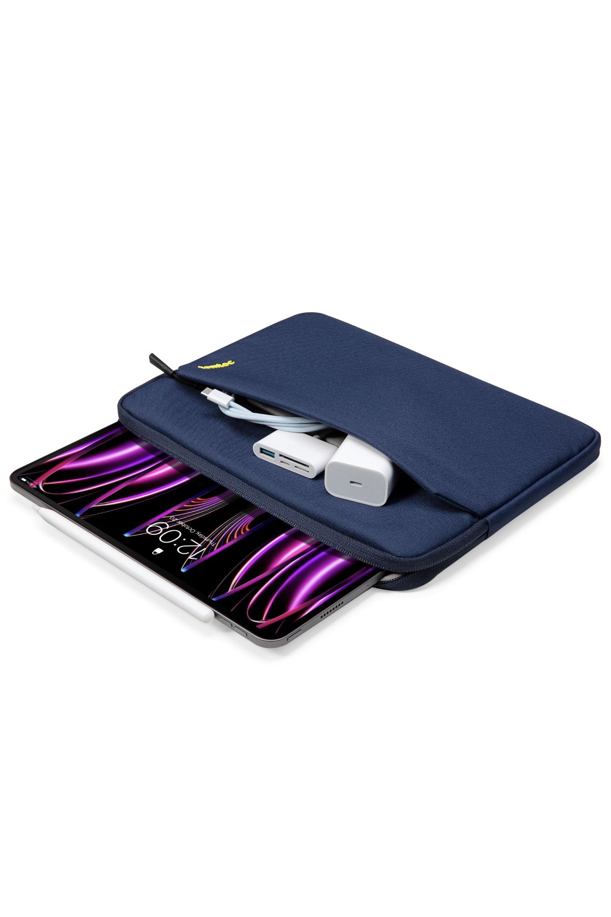 کیف نوت بوک آبی سریال ضد آب 12.9 اینچ IPAD PC CASE Tomtoc