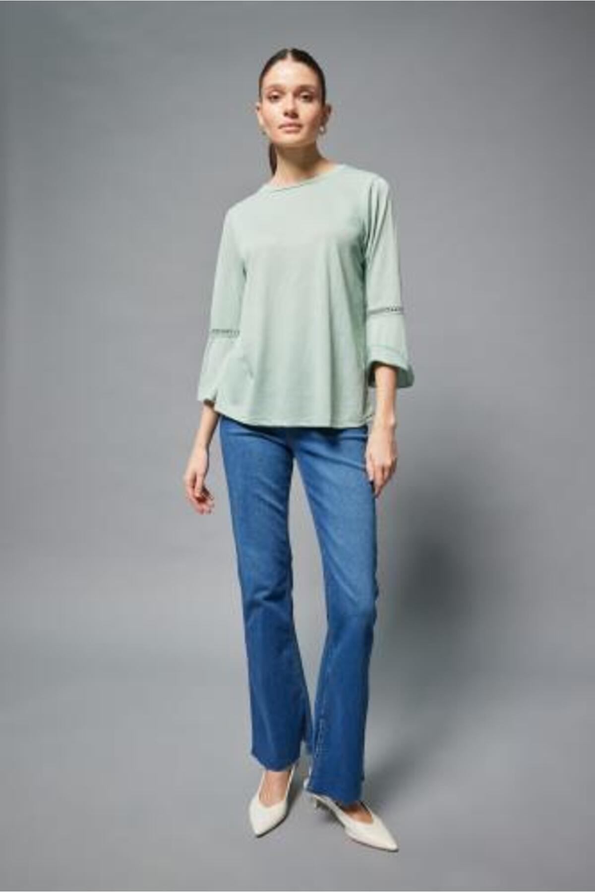 تی شرت زنانه دفاکتو | Z6008AZ23SP Defacto - Image 2