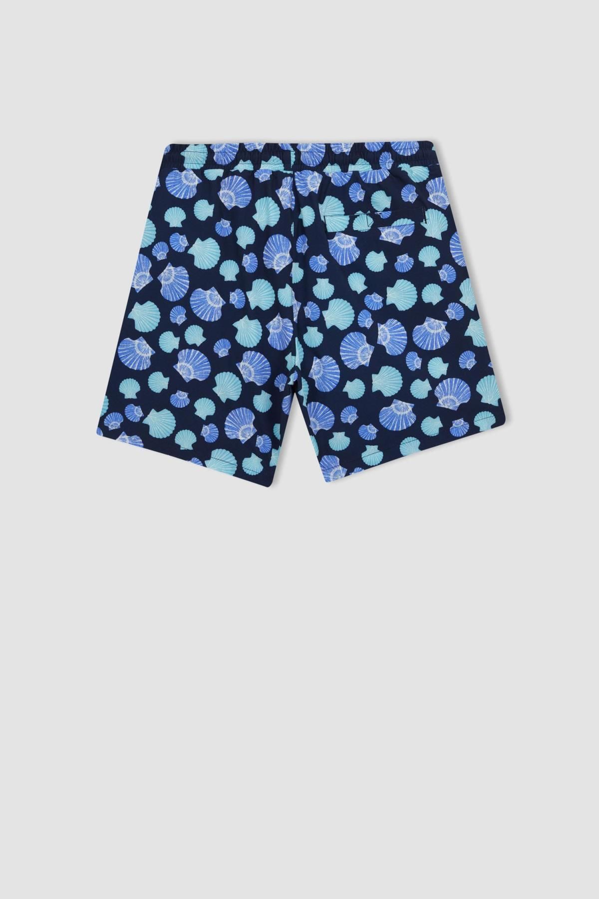 DeFacto-Flexible Patterned Regular Fit Short Length Swim Shorts - Z7416az23hs 8