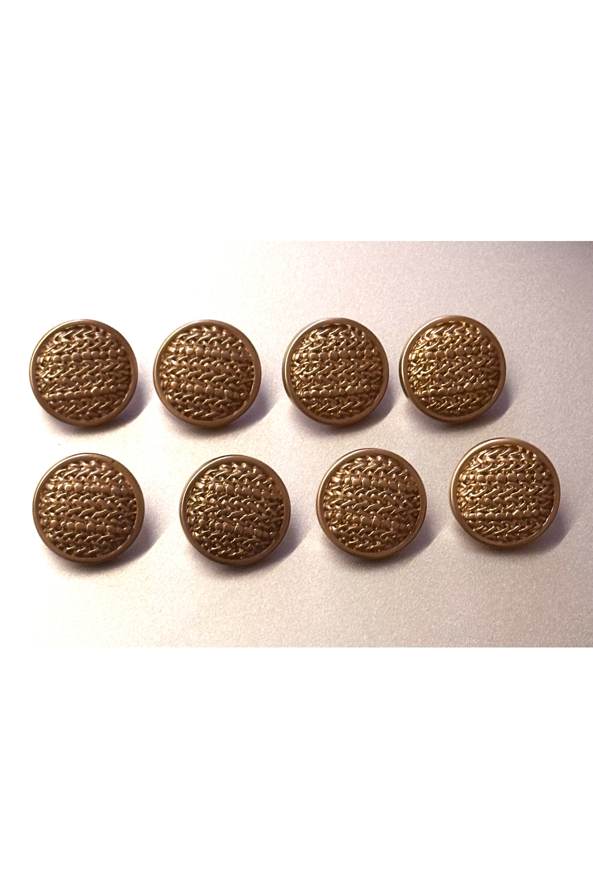 ODDA TASARIM ATÖLYESİ Lüks italyan tasarım örgü geçişli 18mm düğme seti