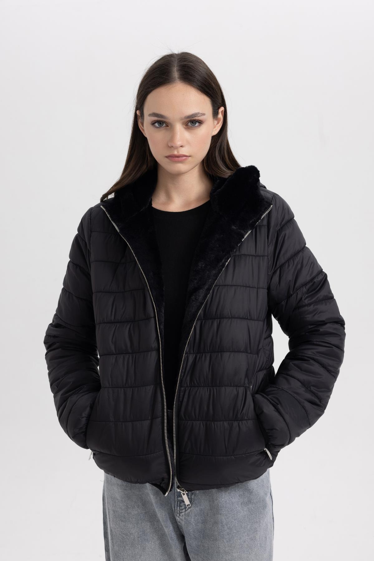 کاپشن زنانه دفاکتو | A0581AX23WN Defacto - Image 7