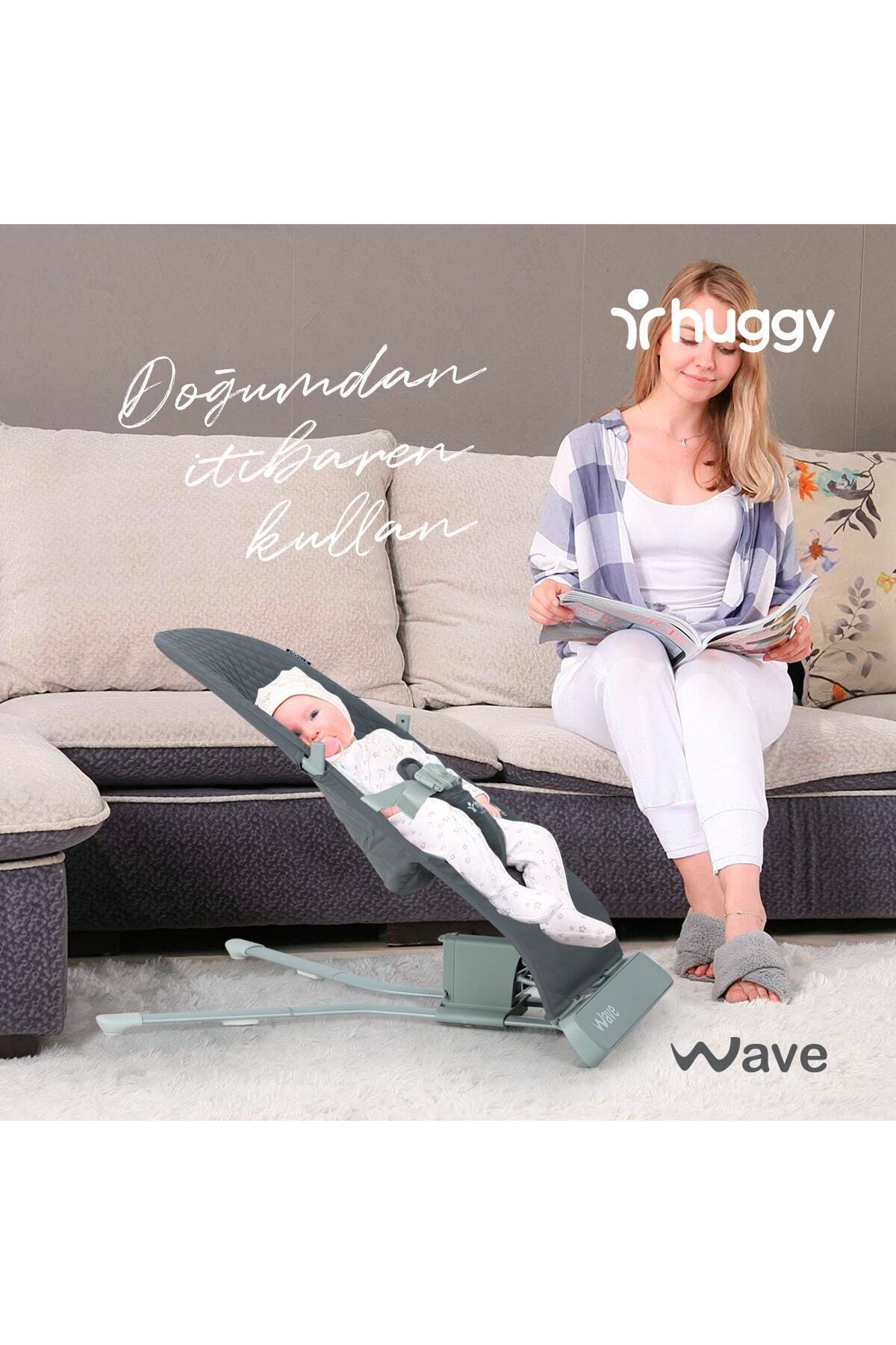 Huggy Wave Bebek Hareket Ettikçe Sallanabilen Kademeli Müzikli Titreşimli Anakucağı fotoğrafı 4 (önizleme)