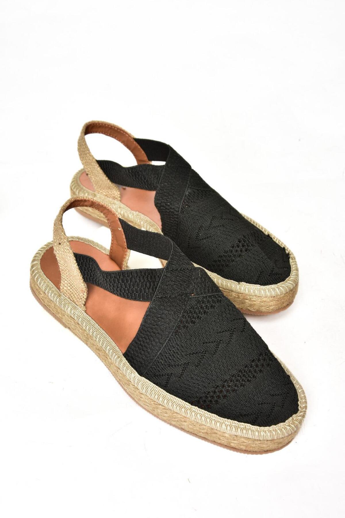 صندل زنانه مشکی Fox Shoes | S4040101 اورجینال - تصویر 7