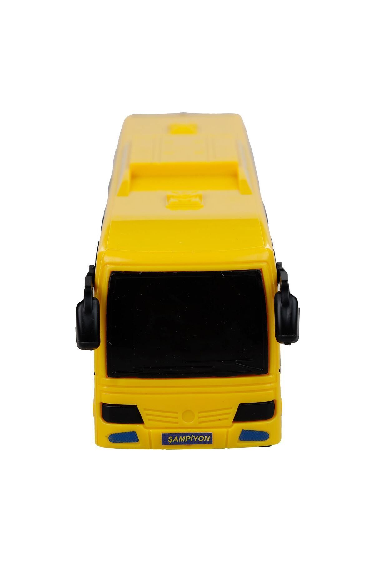 Shem-Toy Frictional School Bus Frictional School Car Patterned Bus Yellow Color Toy Bus 22 cm 3