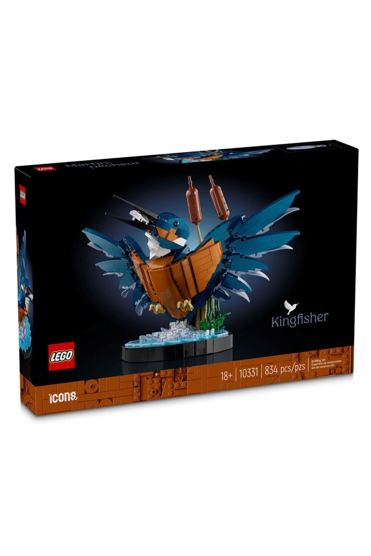 LEGO ® Icons Kingfisher Bird 10331 — Конструктор для детей от 18 лет и старше (834 детали)