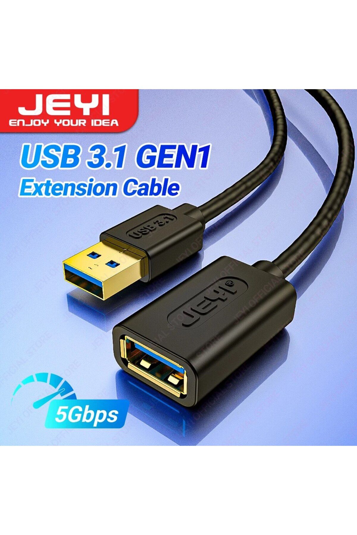 Choice-JEYI USB تمديد كابل نقل البيانات بسرعة متوافق مع لوحة المفاتيح، الماوس، محرك فلاش 2