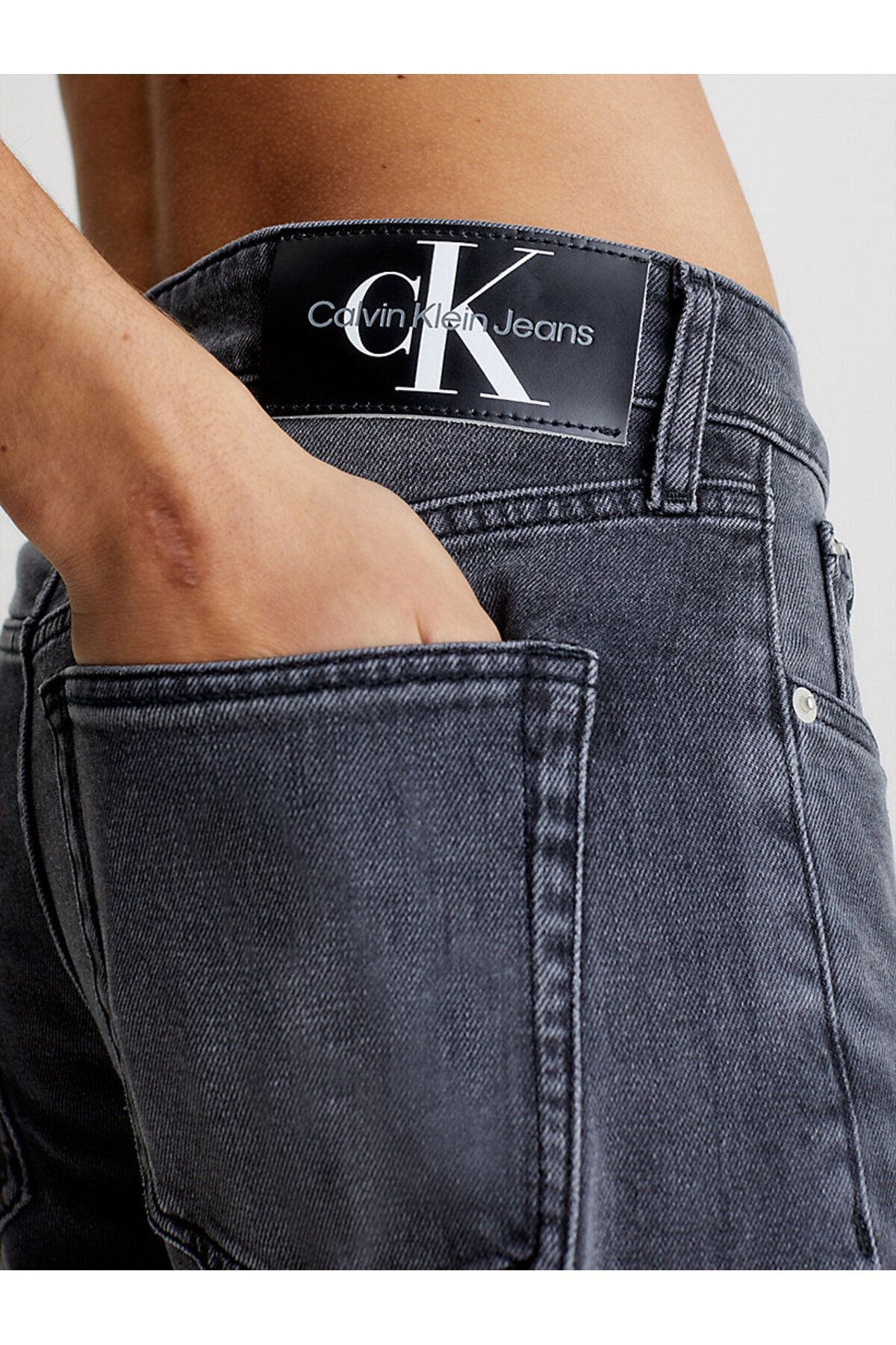 شلوار مشکی مردانه باریک اورجینال Calvin Klein